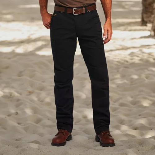 Vista 8 de ARIAT Pantalón de pierna recta Rebar M5 Durastretch de sarga lavada para hombre