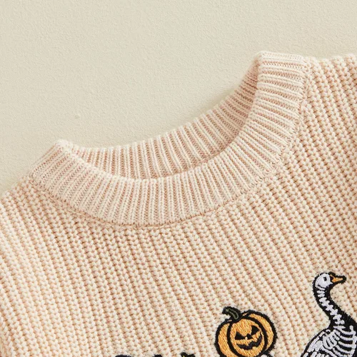 Vista 3 de YINGISFITM Conjunto de San Valentín para Bebé Niña Niño Pequeño Suéter de Corazón Dulce de San Valentín Suéteres de Punto Ropa de Otoño Invierno
