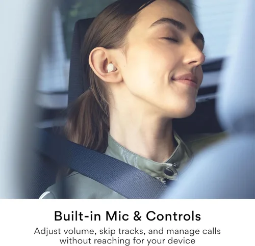 Vista 7 de MEE audio SleepTones - Auriculares para dormir con Bluetooth para dormir de Beige