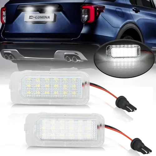Vista 23 de D-Lumina Luces LED para matrícula, montaje de lámpara para Volkswagen VW Golf GTI MK4 MK5 MK6 MK7 CC Rabbit Polo EOS Phaeton Beetle Passat Scirocco