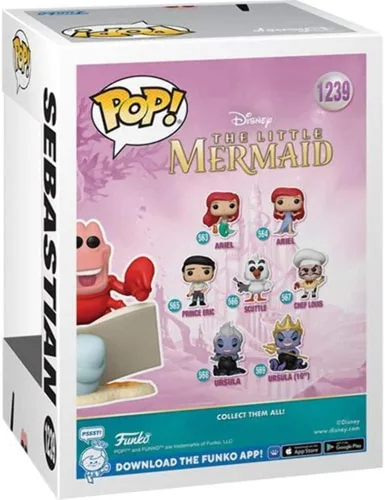 Vista 4 de Funko Pop! Disney - La Sirenita - Figura de Sebastian (exclusivo de Entertainment Earth)