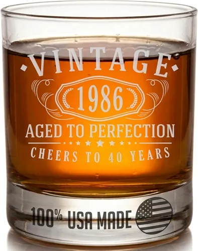 Vista 31 de Vintage 2005 Grabado 11oz Whisky Glass 21st Birthday Regalos para él ella 2-Claro