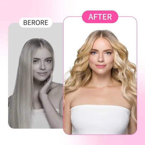 Vista 4 de 60 Piezas Rodillos de Espuma para Cabello - Rizadores Suaves para Dormir para Peinado del Cabello (0.59 pulgadas, Rosa)