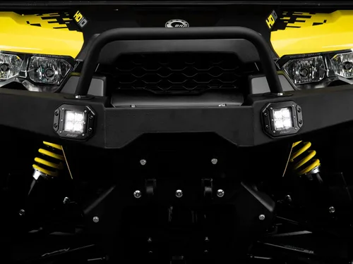 Vista 7 de SuperATV Luces LED tipo cubo de montaje empotrado de 3 pulgadas para UTV (ajuste universal), incluye arnés de cableado e interruptor basculante