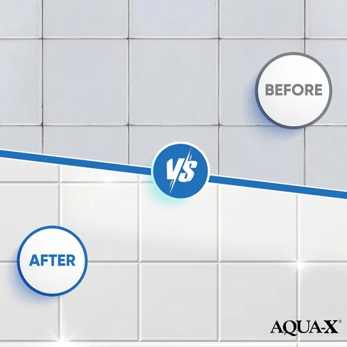 Vista 9 de AQUA-X Limpiador de lechada de 16 onzas – Removedor de manchas de azulejos y lechada resistente para pisos, duchas y baños – Fórmula de limpieza