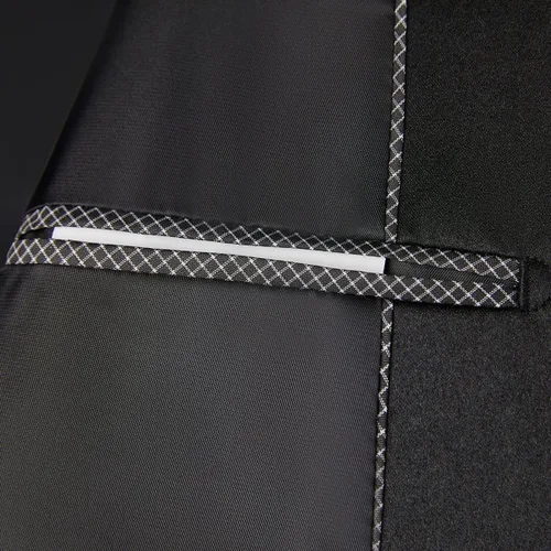 Vista 6 de Chaqueta de traje de baile de graduación con lentejuelas negras para hombre, con un botón, ajuste delgado, abrigos deportivos y blazers esmoquin