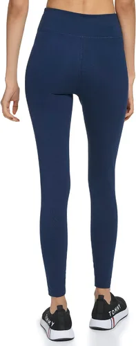 Vista 3 de Tommy Hilfiger Legging de punto elástico clásico tejido en la cintura para mujer