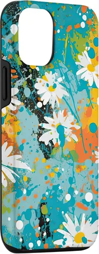 Vista 3 de Funda para iPhone 15 Splatter Daisies