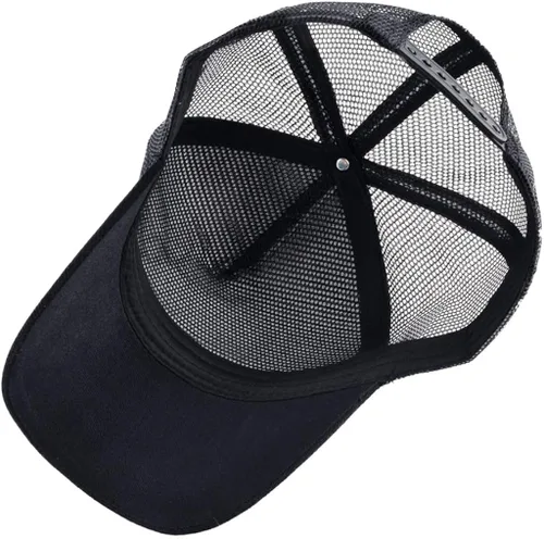 Vista 6 de Gorra de béisbol unisex de malla animal con parche cuadrado Snapback