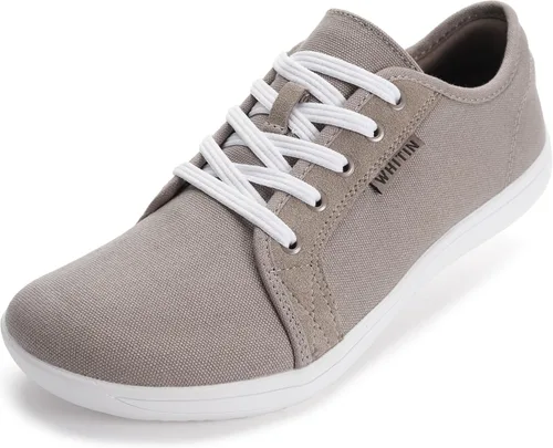 Vista 9 de WHITIN Zapatillas de lona anchas estilo casual para hombre W81V2 W81 V2 Todo Negro (Lienzo)