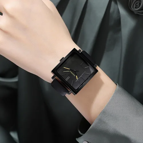 Vista 7 de Reloj de cuero impermeable para mujer, reloj de pulsera de cuarzo para muñecas pequeñas, diseño fino