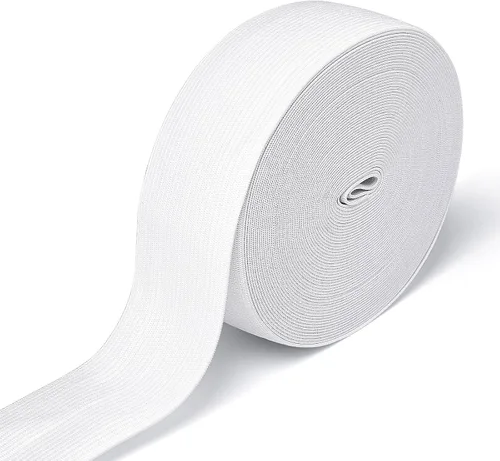 Vista 16 de Airisoer Banda elástica de 1/2 pulgada para costura, bandas elásticas de alta elasticidad de 12 yardas para cinturas, pantalones, ropa y Negro