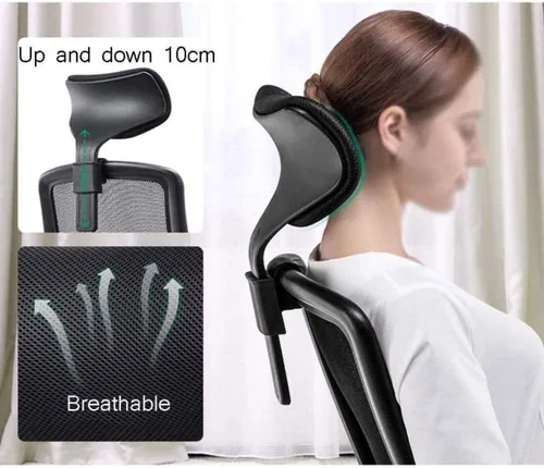Vista 4 de Silla de oficina, silla de oficina ergonómica, silla de escritorio, silla de computadora, silla de juegos para el hogar, silla ergonómica, silla