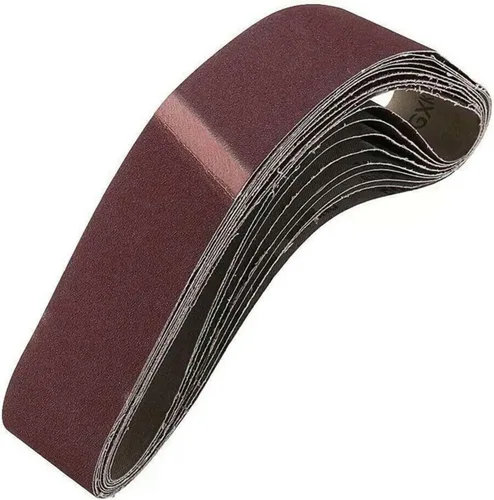 Vista 6 de Lijadora de banda, 10 unidades, bandas de lijado de 2 x 82 pulgadas, molienda de óxido de aluminio/bandas de arena de 1.969 x 82.677 in/40/1000