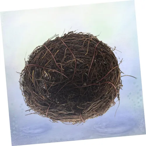 Vista 2 de Holibanna Nidos de pájaros para manualidades, nido para pájaros, chocolate, nidos de Pascua, nidos de pájaros naturales, nido de pájaros, huevos