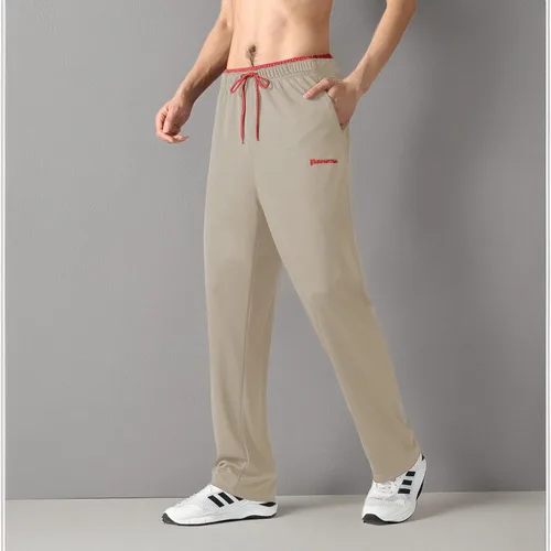 Vista 9 de Pantalones deportivos para hombre con bolsillos con cremallera, pantalones deportivos ligeros, pantalones de entrenamiento holgados atléticos