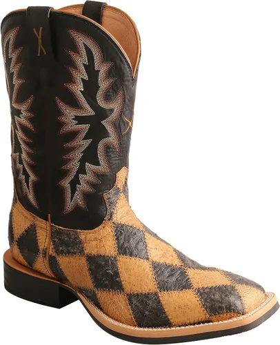 Vista 2 de Twisted X Botas Ruff Stock para hombre, botas occidentales casuales para hombre