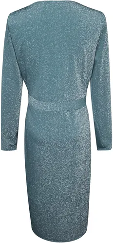 Vista 5 de Season Dress Womens V Neck Dress Long Sleeve Irregular Dress Casual Womens Summer Casual Sleeveless Dress