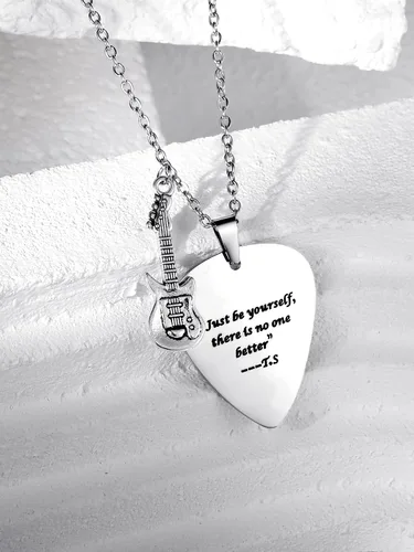 Vista 5 de COTATI Citas Guitarra Collar Trajes Joyas Accesorios Inspirados Fans Regalo Merch