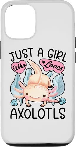 Vista 28 de Just A Girl Who Loves Axolotls Axolotl Lovers Funny Kawaii Case for iPhone 16