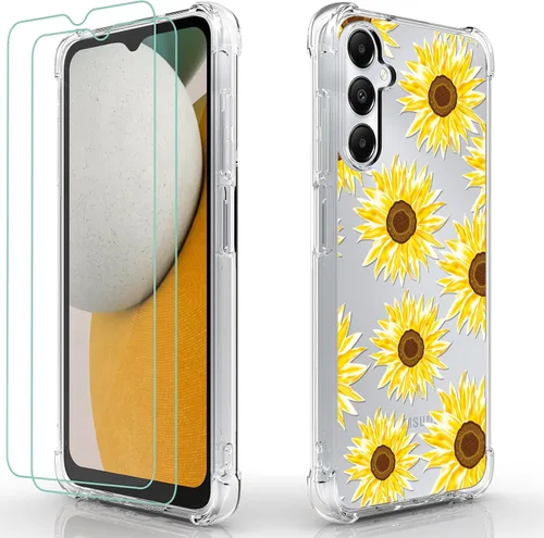 Vista 11 de Osophter Funda para Galaxy A15: funda de goma TPU flexible para Samsung Galaxy A15 para Samsung Galaxy A15 con protector de pantalla