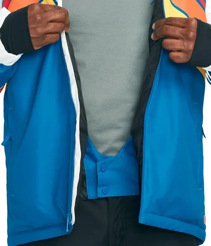 Vista 6 de Tipsy Elves Chaquetas de esquí para hombre - Divertidas y coloridas prendas de esquí con capucha impermeables para adultos