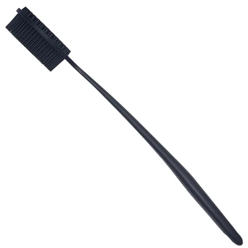 Vista 3 de DNC Exfoliador de Espalda para Ducha Cepillo Corporal de Silicona Suave para Baño con Mango Largo (Negro)