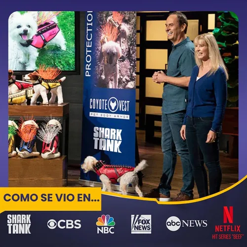 Vista 6 de CoyoteVest SpikeVest - Arnés para perro, fabricado en los Estados Unidos Rosado