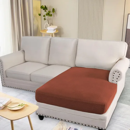 Vista 497 de H.VERSAILTEX Fundas de Cojín de Asiento Individuales Super Elásticas Fundas de Sofá Fundas de Cojín de Sofá Fundas Deslizables Juegos Tela de Sarga