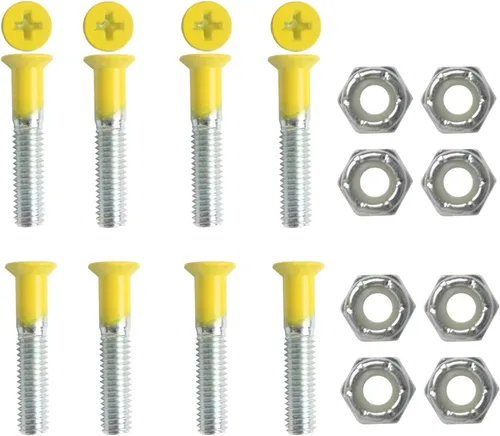 Vista 13 de Dimebag Hardware Montaje Monopatín Tuercas y Pernos 1" Phillips - Monopatín Truck Hardware - Muchos Colores Púrpura