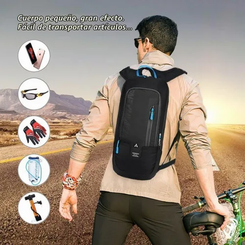 Vista 2 de WINDCHASER Mochila de ciclismo, 6L Mochila de bicicleta Bolsa transpirable para senderismo Ciclismo Esquí