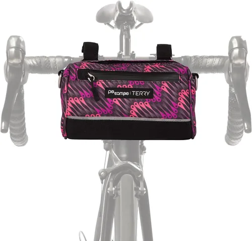 Vista 7 de Po Campo Kinga Bolsa para manubrio 2 – Canastas de almacenamiento de bicicletas duraderas e impermeables para montaje frontal, bolsas compactas