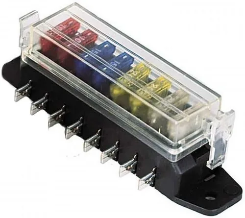 Vista 3 de Hella H84960111, caja de fusibles lateral, única, 8 tomas