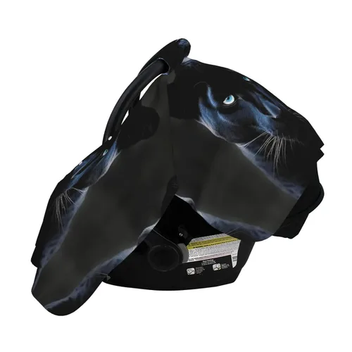 Vista 3 de Cubierta de toldo para asiento de automóvil para bebé, suave y transpirable, fundas de lactancia materna, multiuso, cochecito, sombrilla, regalo