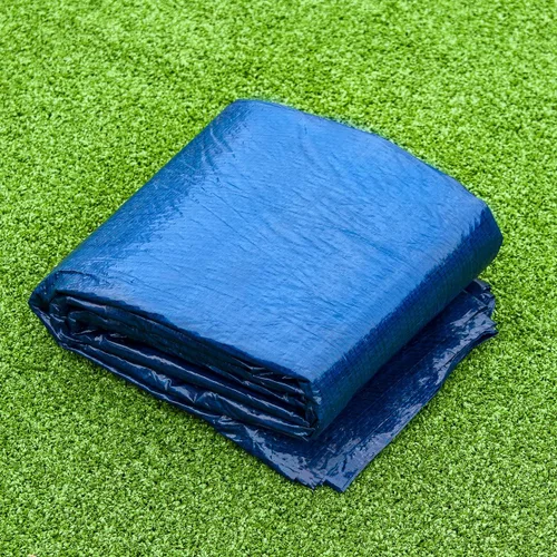 Vista 2 de AQUATEC Alfombrilla de suelo para piscina infantil – Protector duradero para el suelo de la piscina 3 opciones de tamaño – 8 pies/10 pies/12 pies
