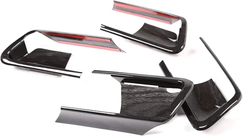 Vista 2 de Cubierta de cuenco de puerta interior de automóvil ABS 4PS para Toyot@Land Cruiser Prado FJ150 150 2014 2015 2016 2017 2018 Accesorios interiores
