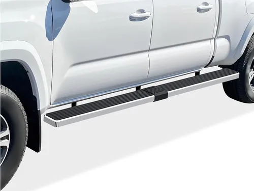 Vista 19 de APS Estribos rueda a rueda de 6 pulgadas compatibles con Toyota Tacoma 2005-2023 doble cabina de 6 pies