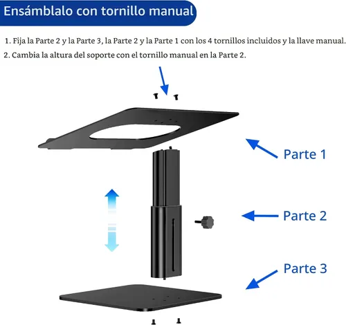 Vista 5 de BESIGN LSX6N Soporte para Laptop, Elevador Ergonómico Ajustable para Notebook con Soporte, Soporte para Computadora Compatible con Air, Pro, Dell