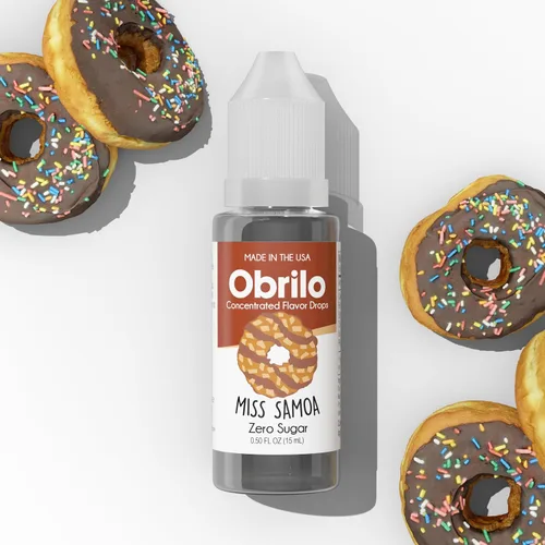 Vista 3 de Obrilo Extracto de Sabor Variedad Paquete de 10 - 5 Sabores - Basado en Propilenglicol (PG) - Soluble en Agua - Saborizante Concentrado