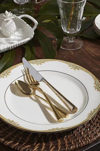 Vista 5 de Lenox 6226609 Plato de cena Colonial Británico de Bambú