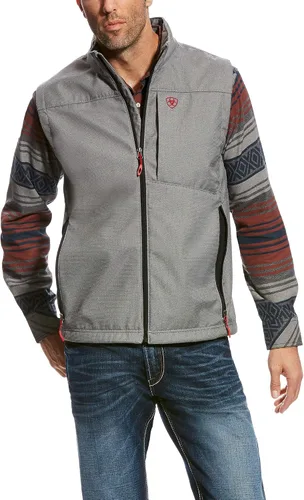 Vista 2 de ARIAT Chaleco Vernon 2.0 Softshell para hombre, Negro