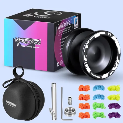 Vista 7 de MAGICYOYO V3 Yoyo para niños de 8 a 12 años o más, Yoyo profesional sensible con doble función, yoyo profesional para adultos con 12 cuerdas