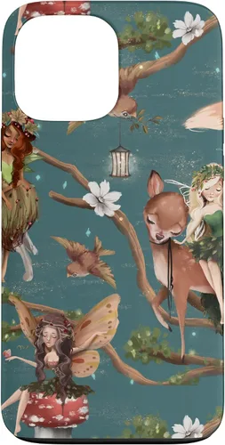 Vista 23 de iPhone 12/12 Pro Woodland Criatures - Carcasa para jardín de hadas