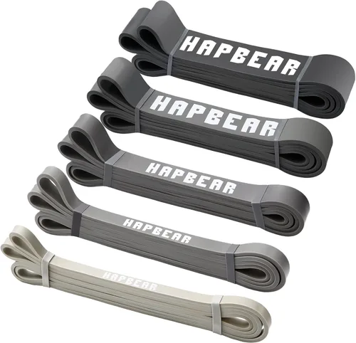 Vista 9 de HAPBEAR Pull Up Assistance Bands - Pull Up Bands - Resistance Bands - Exercise Bands Resistance Bands Set - Workout Bands for Working Out