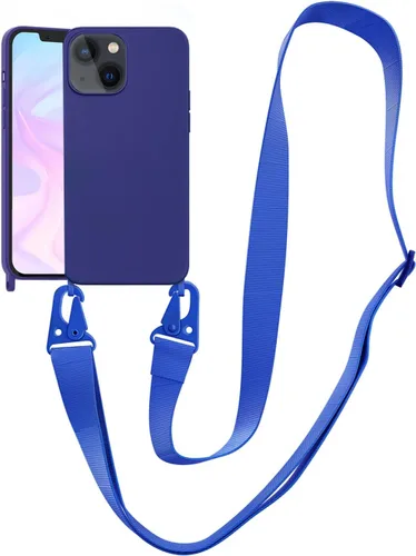 Vista 28 de Funda compatible con iPhone 8 Plus, iPhone 7 Plus/6 Plus/6S Plus con cordón, funda cruzada para iPhone con correa ajustable de silicona para iPhone