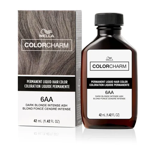 Vista 9 de Wella Color Charm - Tinte líquido permanente para el cabello para cobertura de canas, rubio ceniza