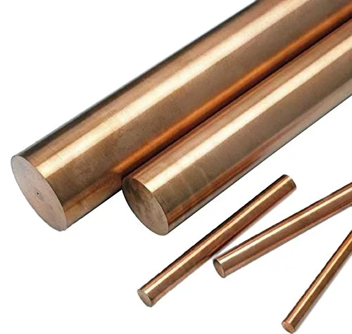 Vista 2 de 8pcs 0.157 in Dia. 9.85 "Largo 99.9% Cobre Puro T2 Cu Varillas Cilindro de Metal