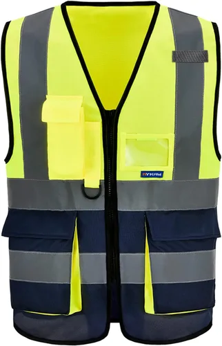 Vista 14 de XS Chaleco de seguridad negro para mujer XS