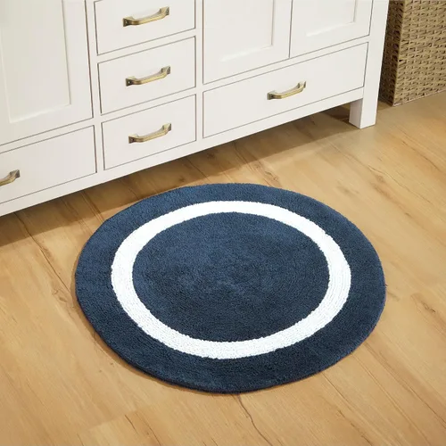 Vista 39 de Better Trends - Alfombra de baño 100% algodón reversible, altamente absorbente y lavable a máquina, suave, tapete de ducha para piso de baño