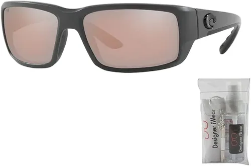 Vista 2 de Costa Fantail 6S9006 - Lentes de sol rectangulares para hombre paquete con kit de gafas de cortesía iWear de diseñador